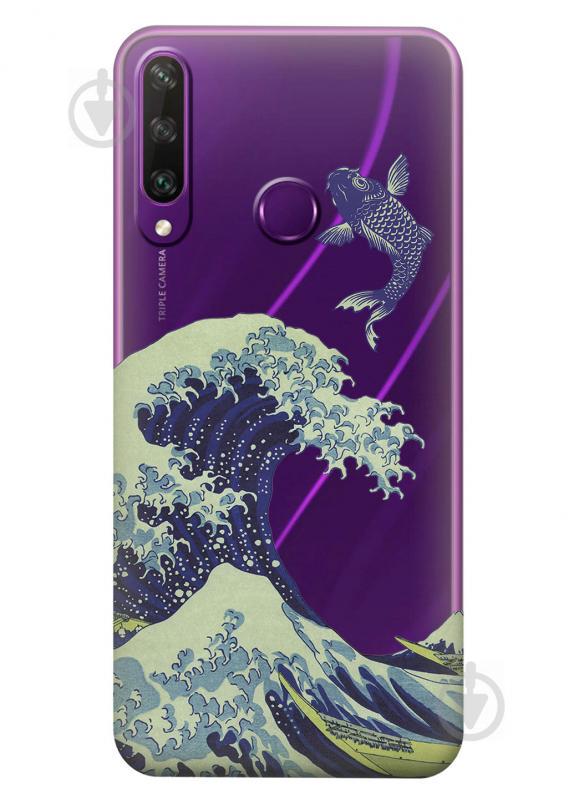 Прозрачный силиконовый чехол iSwag для Huawei Y6p с рисунком - Большая волна в Канагаве (KS2375) Прозрачный силиконовый чехол iSwag для Huawei Y6p с рисунком - Большая волна в Канагаве (KS2375)