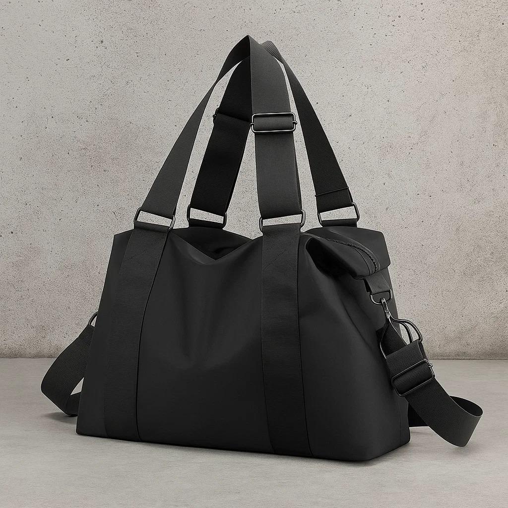 Спортивная сумка унисекс с плечевым ремнем для спорта 41x14x30 см Черный (CZYP-750A) Спортивная сумка унисекс с плечевым ремнем для спорта 41x14x30 см Черный (CZYP-750A)