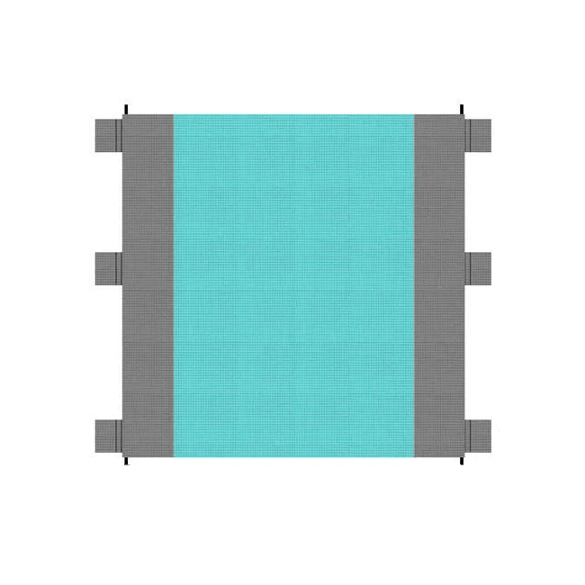 Коврик для пикника Trizand 21209 XXL 208x208 см с карманами (5095bf-3169920426)
