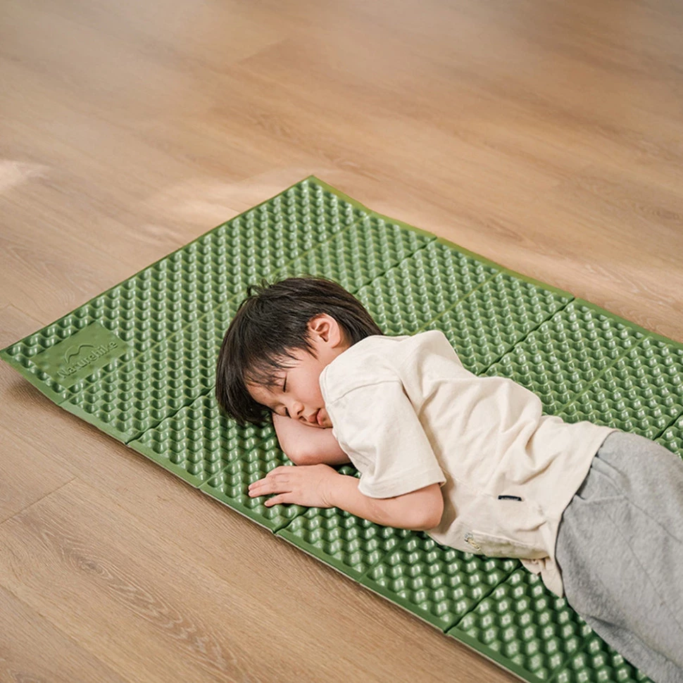 Каремат складной IXPE Naturehike CNK2450WS044 алюминиевая пленка 195x60х1,8 см Оливковый (6927595788356) - фото 3