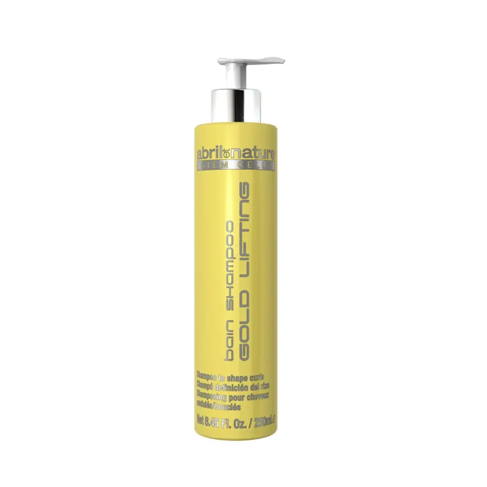 Шампунь для в'юнкого волосся Abril et Nature Stem Cells Gold Lifting Bain Shampoo 250 мл