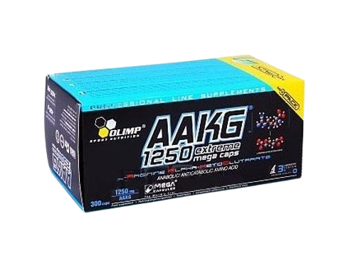Аргінін для спорту Olimp Nutrition AAKG 1250 Extreme Mega 300 капс.