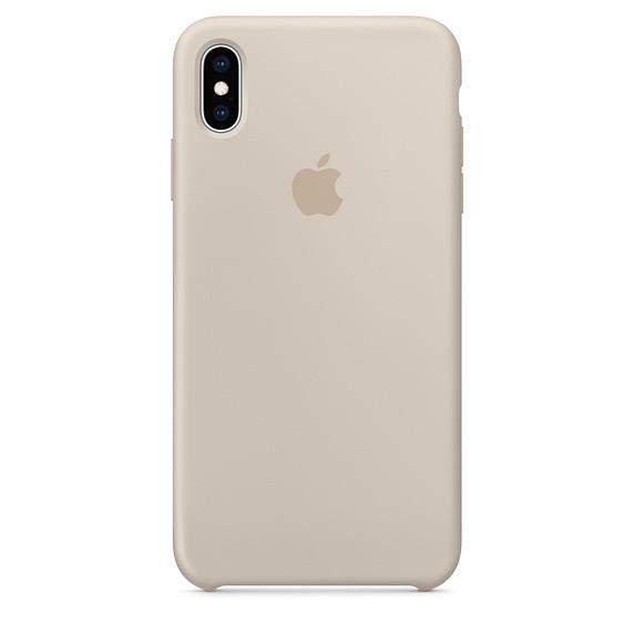 Чохол-накладка панель Apple Silicone Case for iPhone Xs Max, Stone (HC) - фото 2