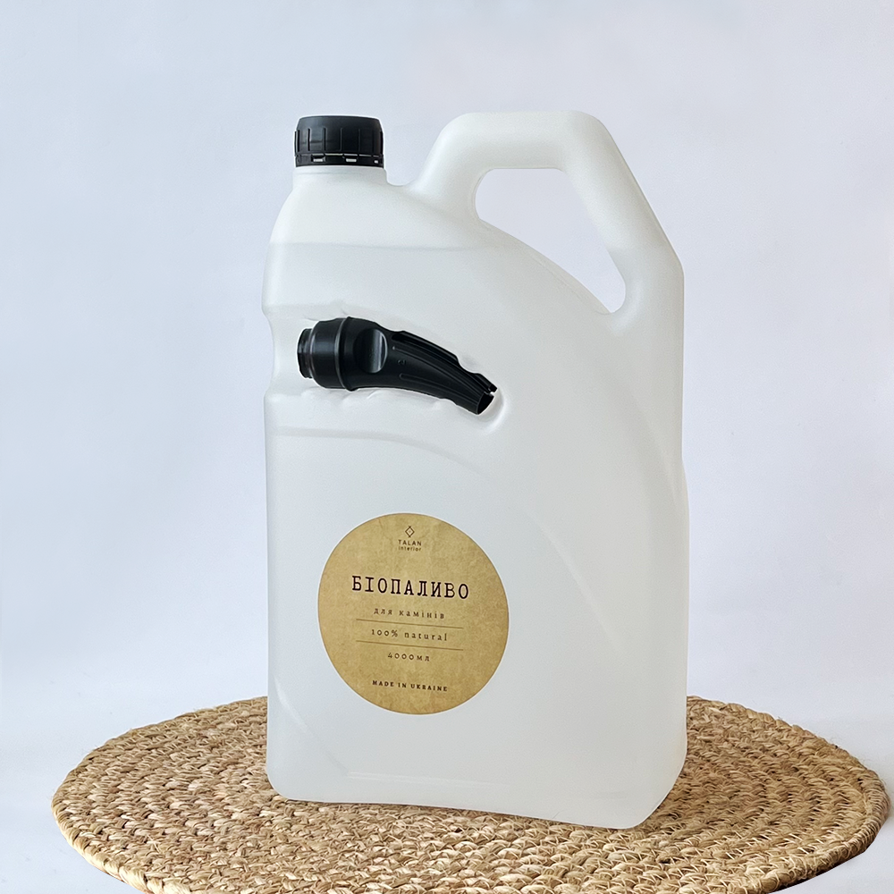 Топливо для биокаминов без запаха с удобной лейкой 4 л (30357731)