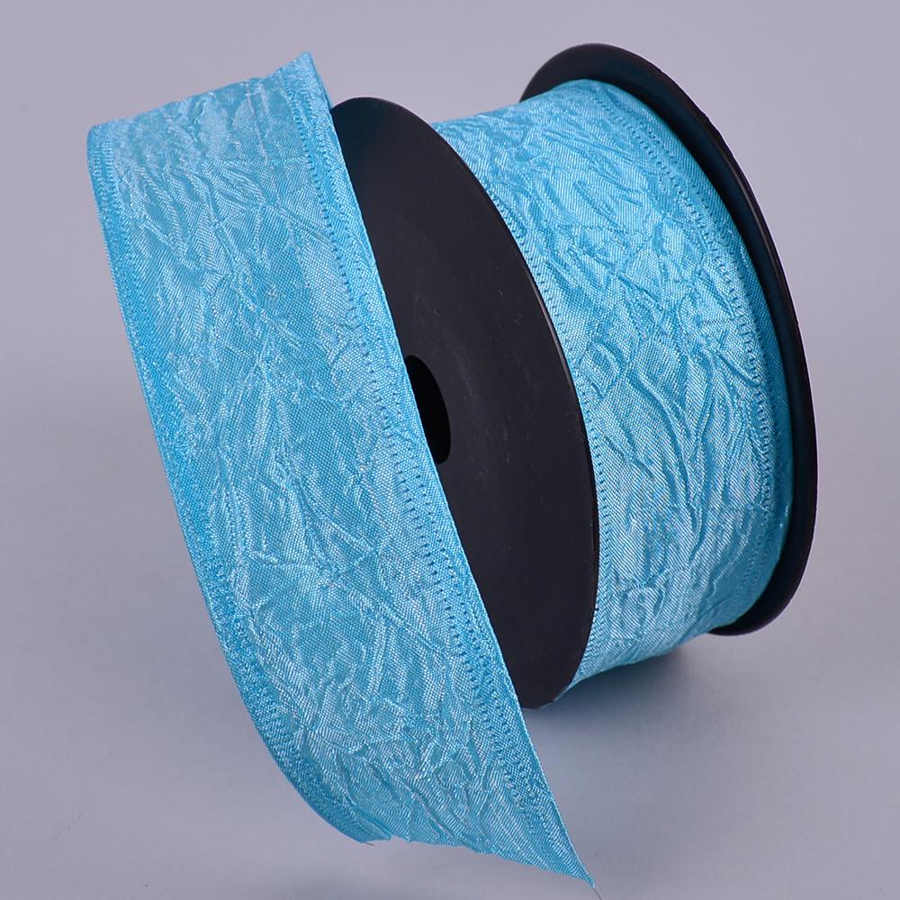 Лента тафта жатая 4 см 10 ярдов Бирюзовый (1491-33)