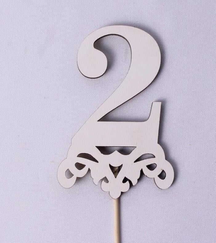 Топпер цифра "2" (1747) Топпер цифра "2" (1747)