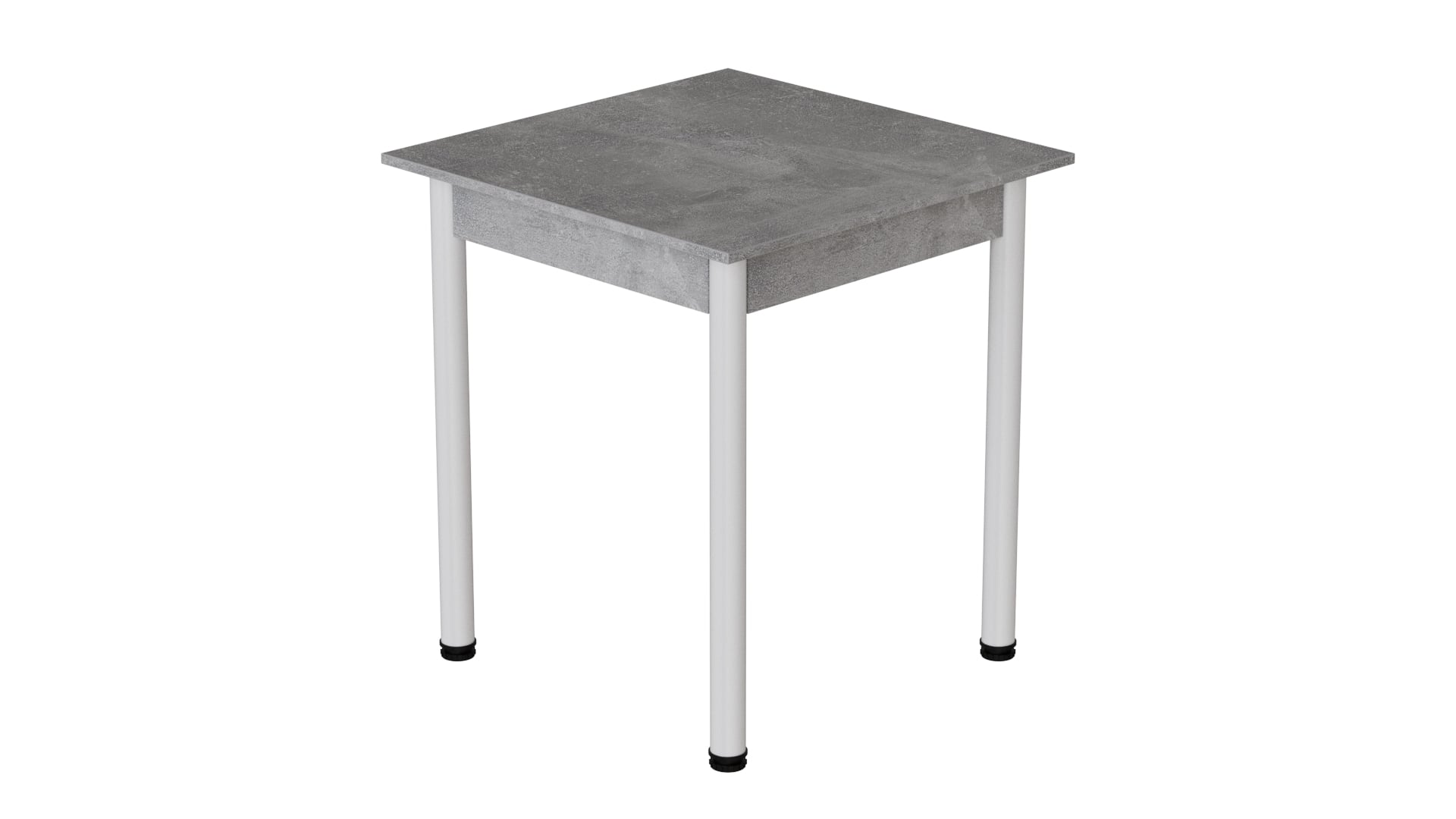 Стол кухонный Ferrum-decor Агата ДСП 16 мм 75x70x70 см Белый/Бетон (AGA0035)