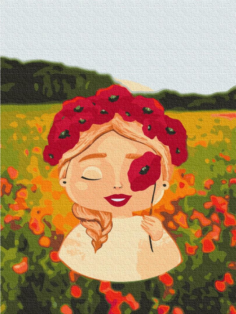 Картина по номерам Brushme Маковый венчик 30x40 см (RBS53284) Картина по номерам Brushme Маковый венчик 30x40 см (RBS53284)