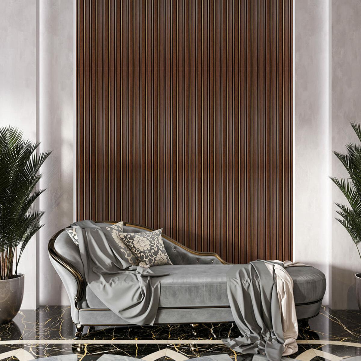 Рейка декоративна PS 2900х120х12 мм Темний горіх із Золотийм (SW-00002131) - фото 7 Рейка декоративна PS 2900х120х12 мм Темний горіх із Золотийм (SW-00002131) - фото 7