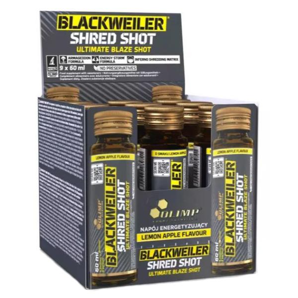 Энергетик Olimp Nutrition Blackweiler Shred Shot 9х60 мл Apple Lemon (000025172)