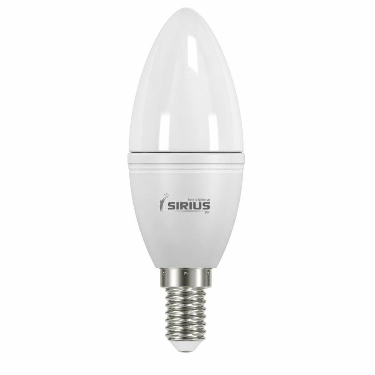 Светодиодная лампа SiriusStar 6W С37 4000K E14 Белый (3202)
