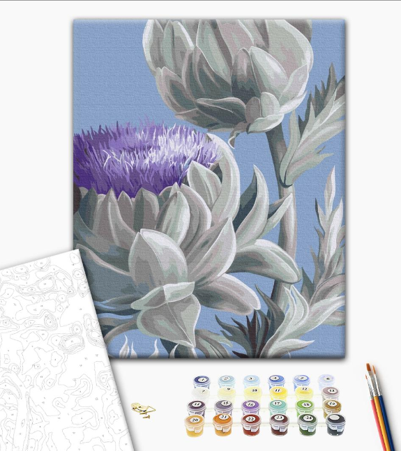 Картина по номерам Brushme Артишоки Yana Biluhina 40х50 см (BS53758) - фото 2 Картина по номерам Brushme Артишоки Yana Biluhina 40х50 см (BS53758) - фото 2