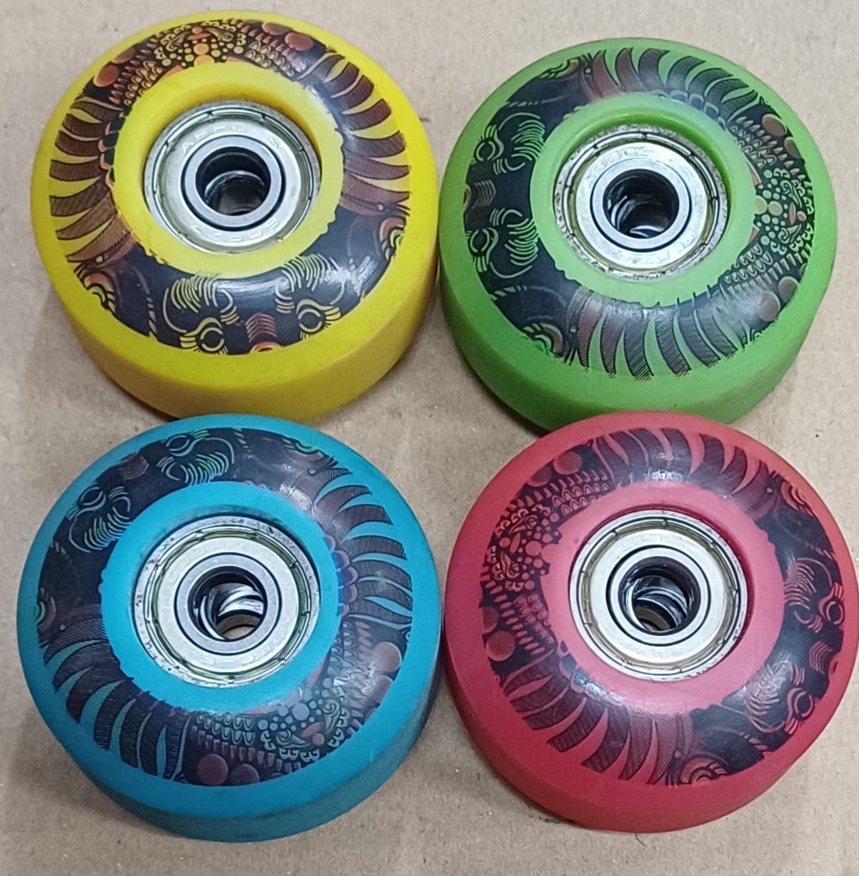Колеса для скейтборду Різнокольоровий Колеса для скейтборду Різнокольоровий