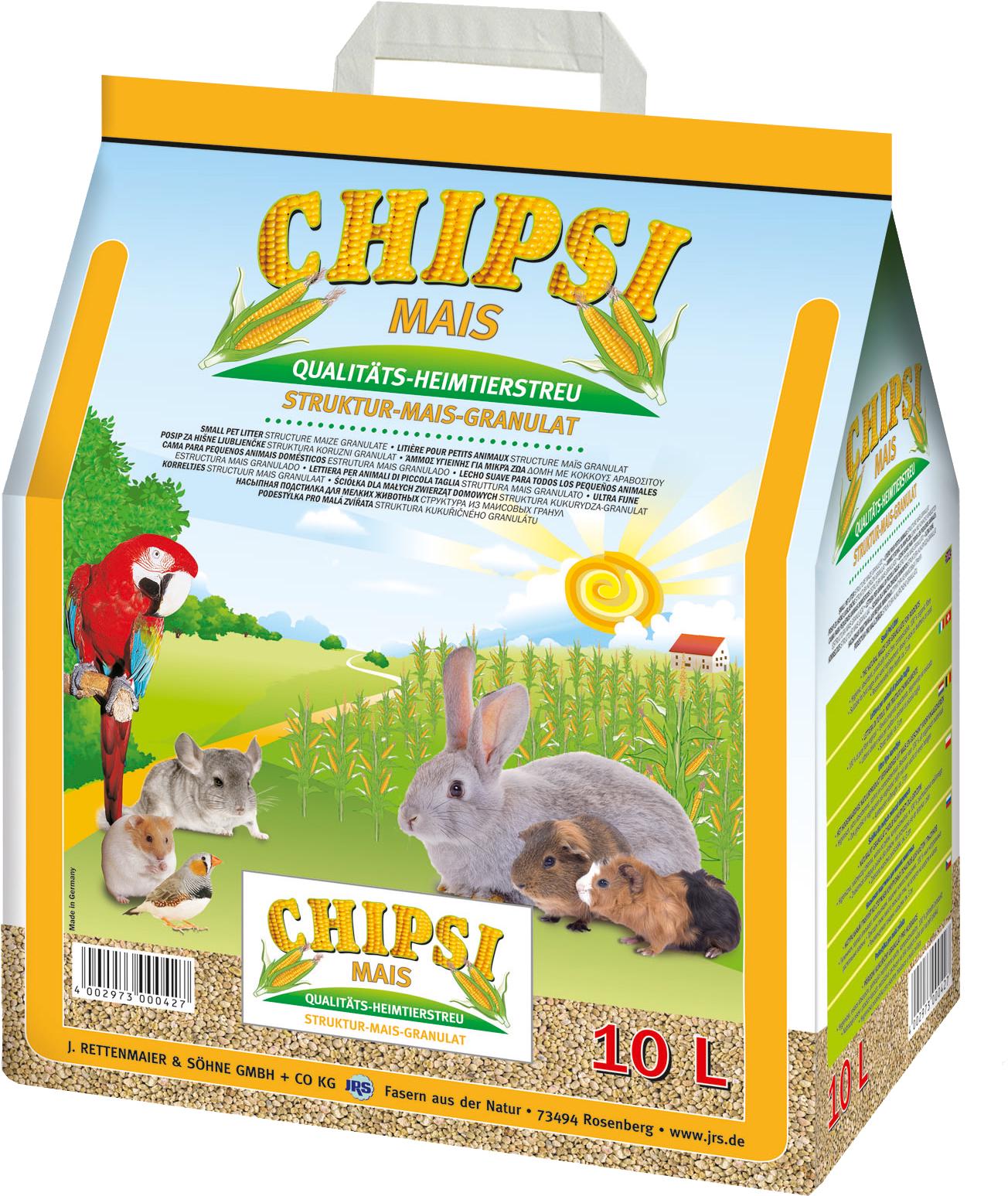 Наполнитель для грызунов Chipsi Mais Кукурузный впитывающий 10 л (4002973000427) Наполнитель для грызунов Chipsi Mais Кукурузный впитывающий 10 л (4002973000427)