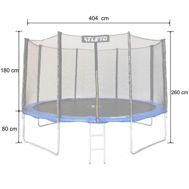 Батут дитячий з сіткою та драбинкою і м'ячиком 404 см Синій (2527885531_sike_2) - фото 9 Батут дитячий з сіткою та драбинкою і м'ячиком 404 см Синій (2527885531_sike_2) - фото 9