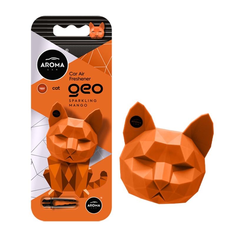 Ароматизатор Aroma Car Geo Cat Orange Sparkling Mango (12059)