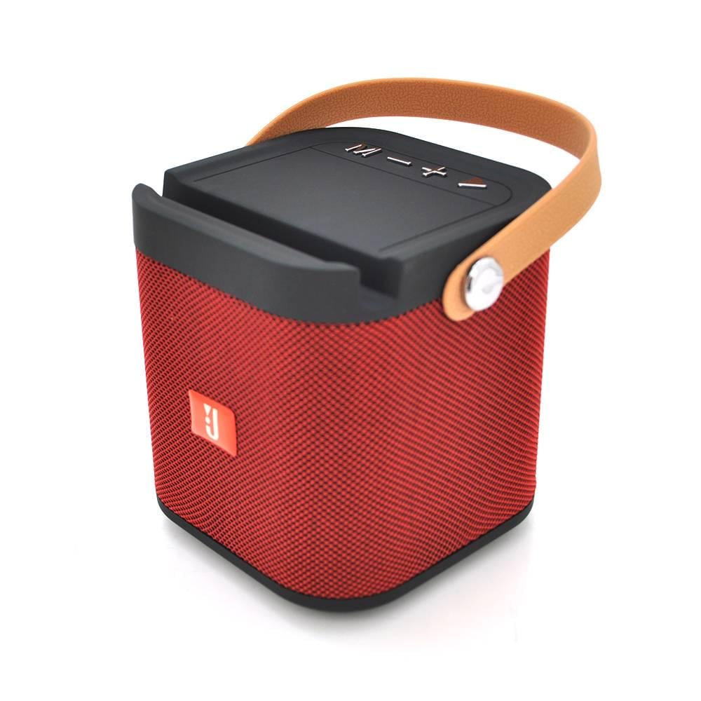 Колонка J12 Bluetooth 4,1 до 10 м 1х3W 4Ω 600 mAh ≥90dB TF card/USB DC 5V Red (26267)