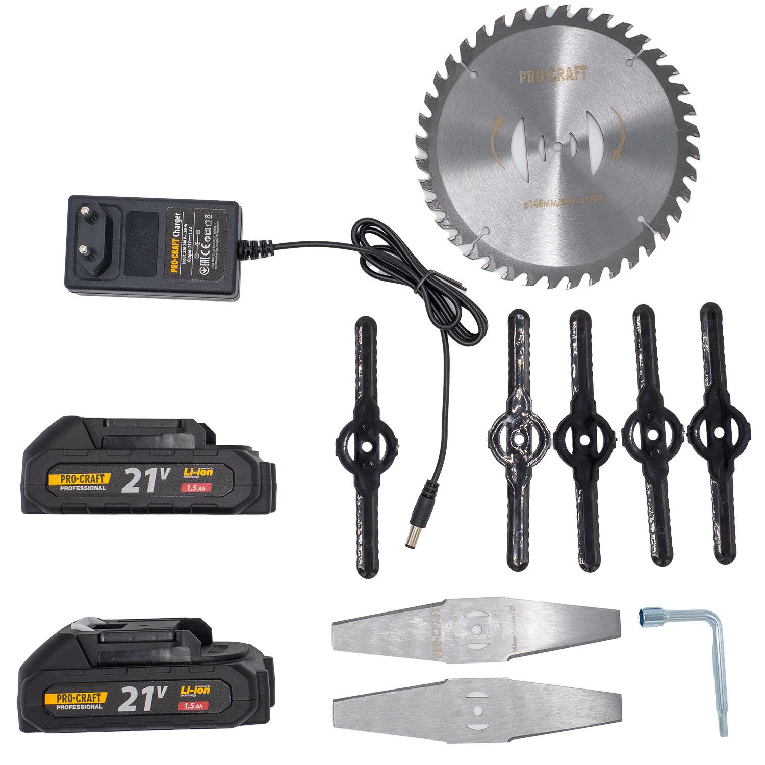 Коса аккумуляторная Procraft PTA24 (030242) - фото 10