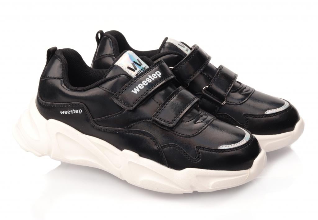 Кроссовки для девочек 4072 р. 37 Черно-белый