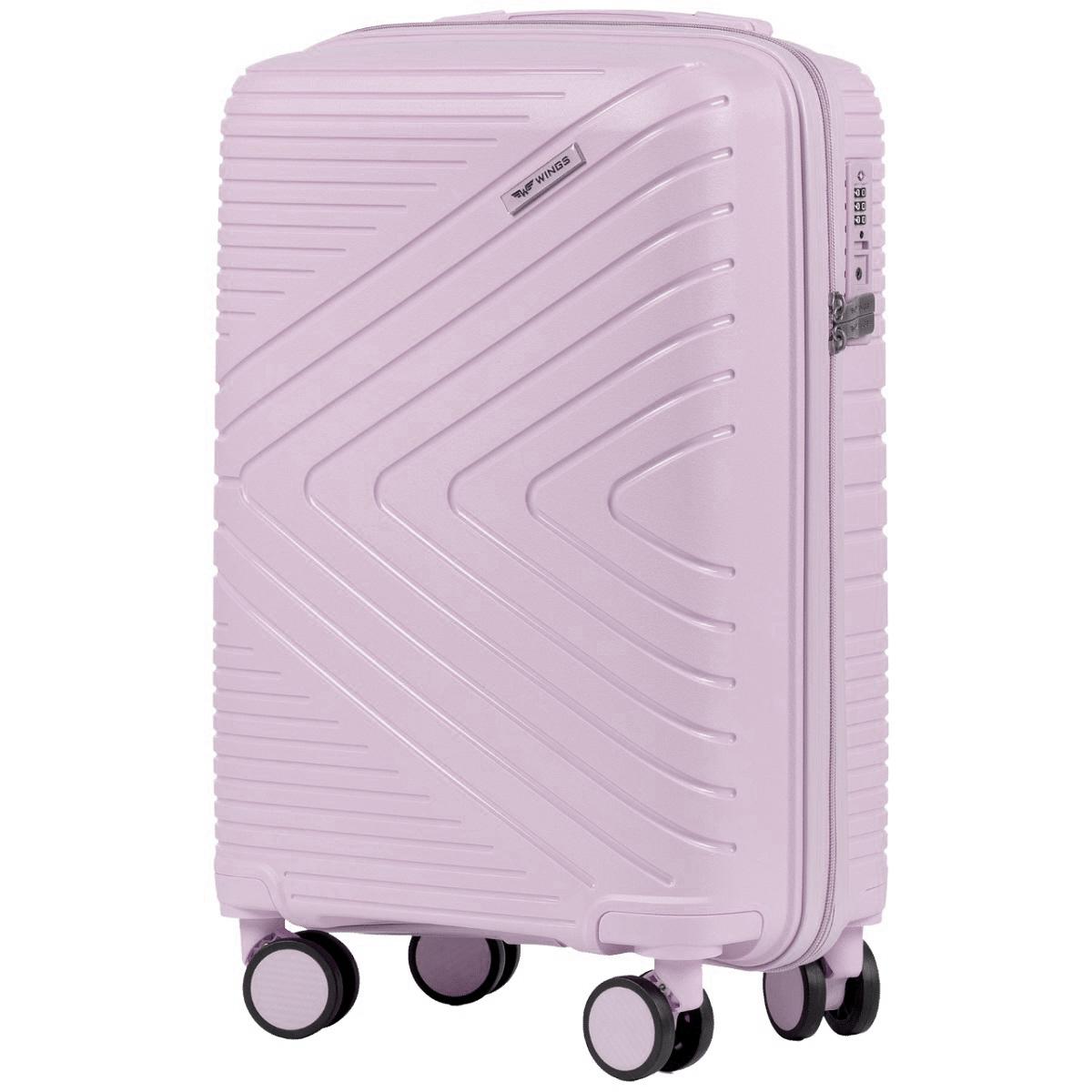Валіза поліпропіленова Wings 181-05 мала Світло-фіолетовий (Wp00538)