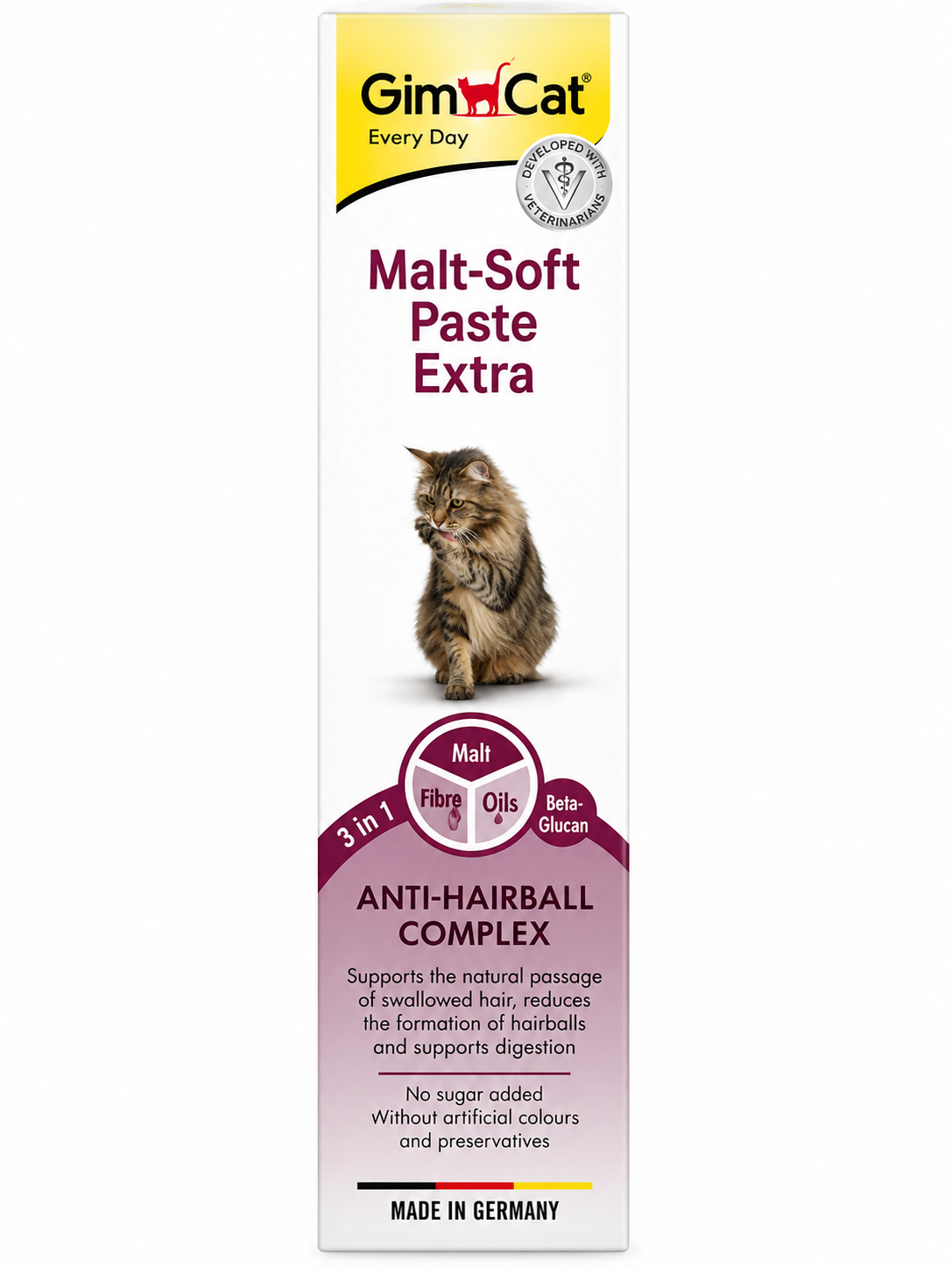 Паста для виведення шерсті в котів GimCat Malt-Soft Extra Professional 200 г (5782)