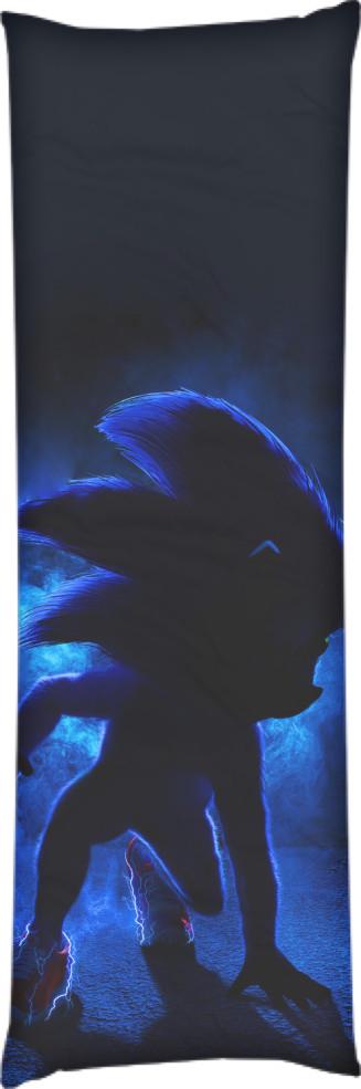 Подушка дакимакура Sonic 50x150 см (13545638)