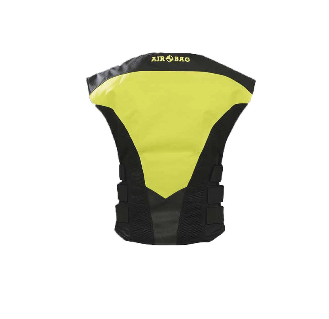 Защитный мотожилет Air Bag Vest Smart Talla M Черно-желтый (К909) - фото 2