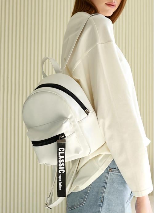 Міський рюкзак жіночий Sambag класичний Білий (6740201025)