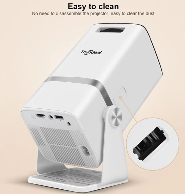 Проєктор портативний ThundeaL 4K Full HD TD80W Android Wifi 6 - фото 2 Проєктор портативний ThundeaL 4K Full HD TD80W Android Wifi 6 - фото 2