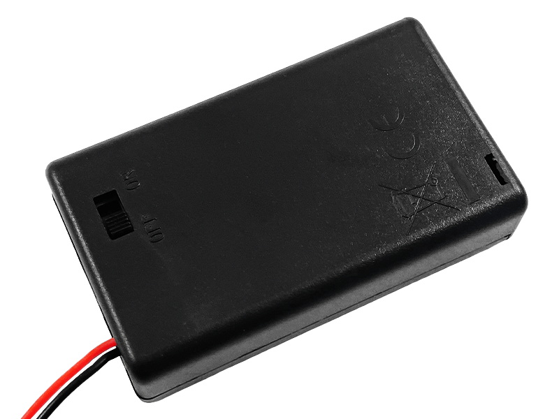 Отсек батарейный TCOM 3 x ААA с крышкой и переключателем ON-OFF с проводами (1-0981) - фото 3