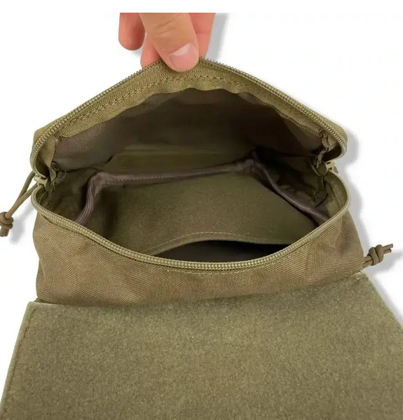 Сумка напашник на системі Molle для балістичного пакету Койот - фото 7 Сумка напашник на системі Molle для балістичного пакету Койот - фото 7