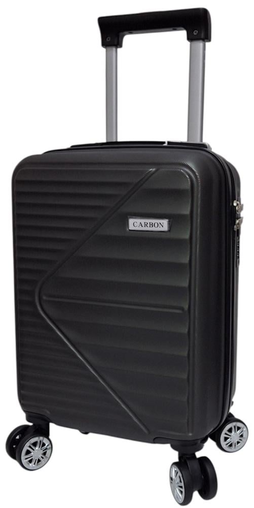 Чемодан Carbon 66101 ABS-пластик XS 40x30x20 см Серый (66101/52/81)