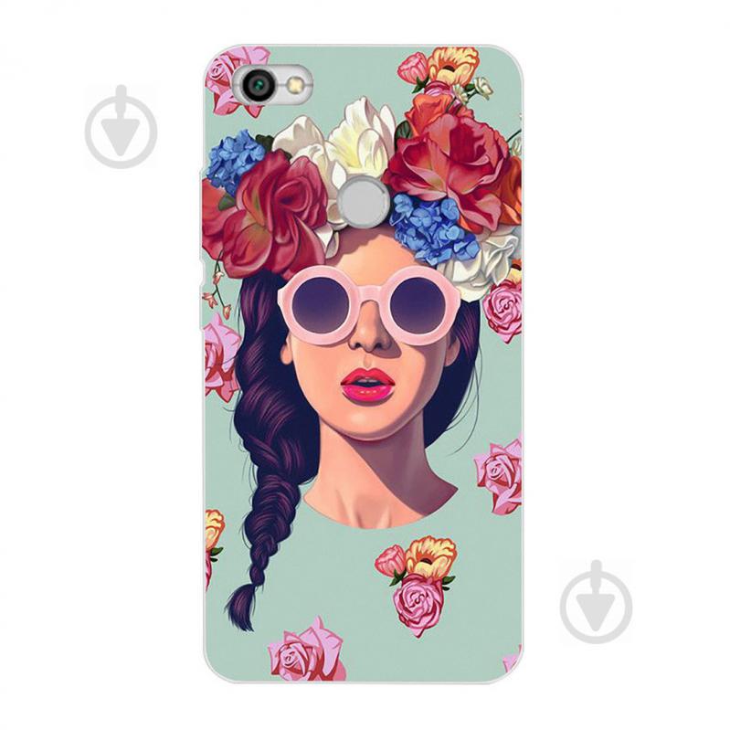 Чехол с рисунком Printed Silicone для Xiaomi Redmi Note 5A Prime Девушка (hub_zySp36964)