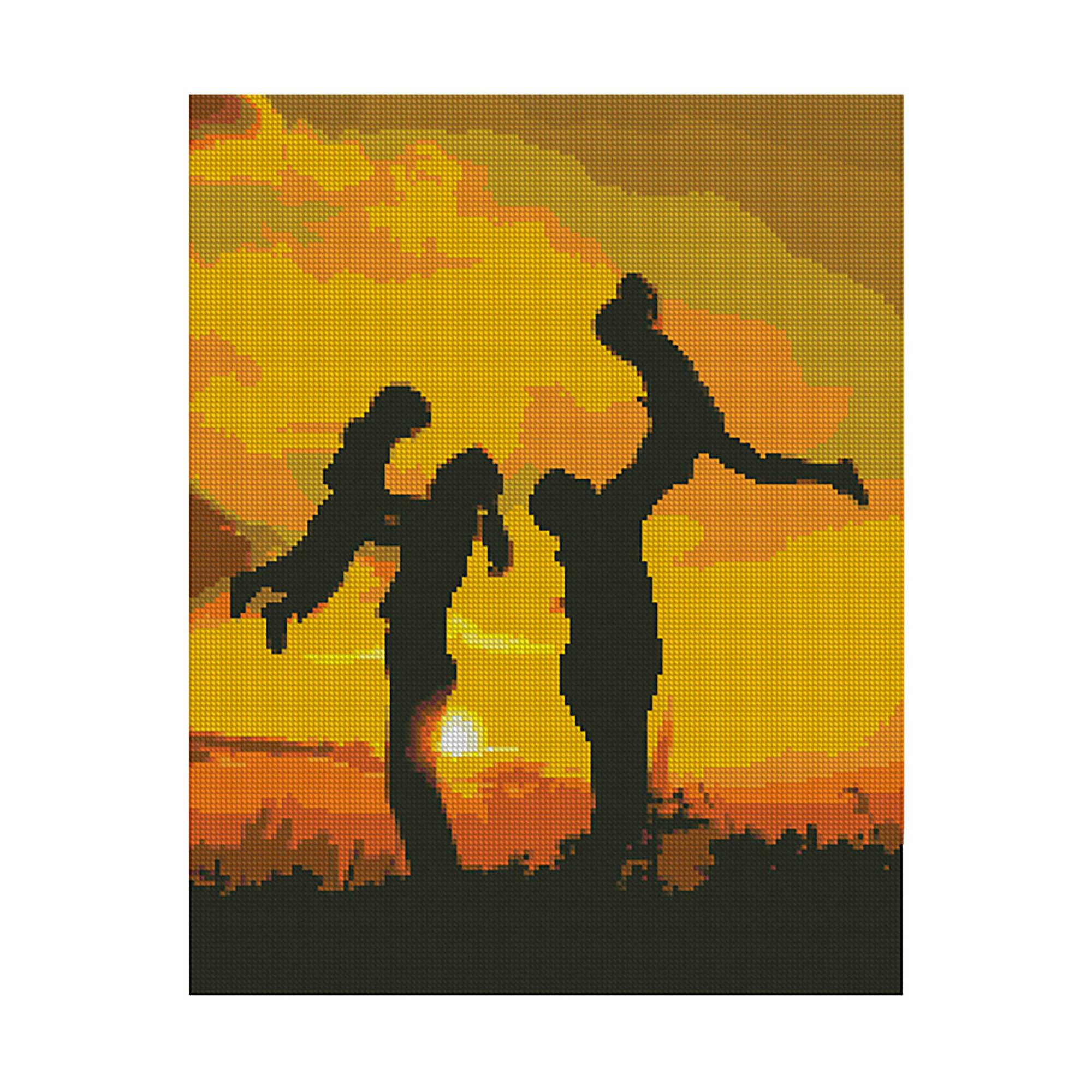 Алмазная мозаика Strateg Семейное счастье 40х50 см (Str-FA40806)