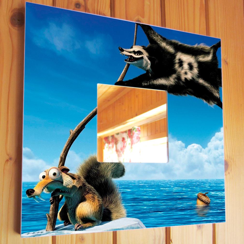 Дзеркало декоративне Мультфільм «Ice Age» 260х260 мм (M00851)