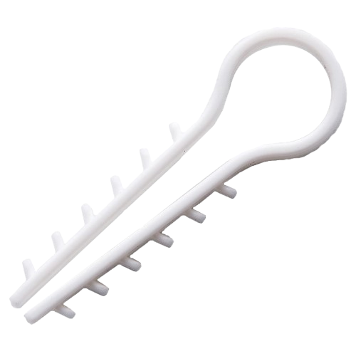 Дюбель-елка Apro для быстрого крепления под круглый кабель 10 мм 100 шт. Белый (32163539) Дюбель-елка Apro для быстрого крепления под круглый кабель 10 мм 100 шт. Белый (32163539)