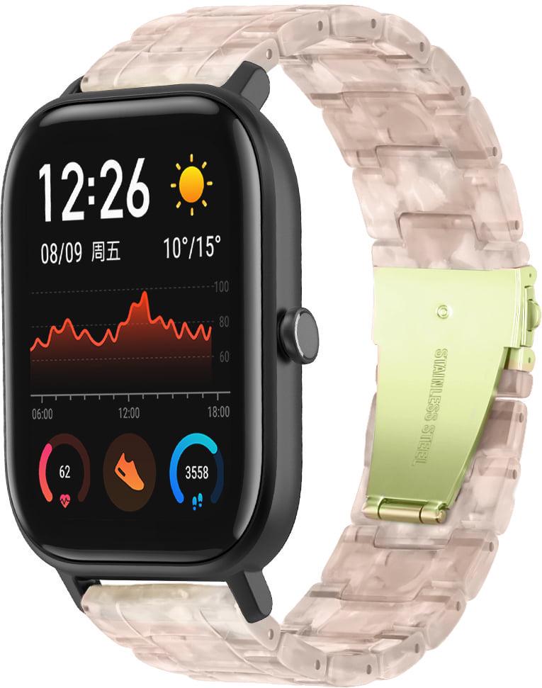 Ремешок из смолы Resin для смарт-часов Amazfit GTS Pink (28813-31)
