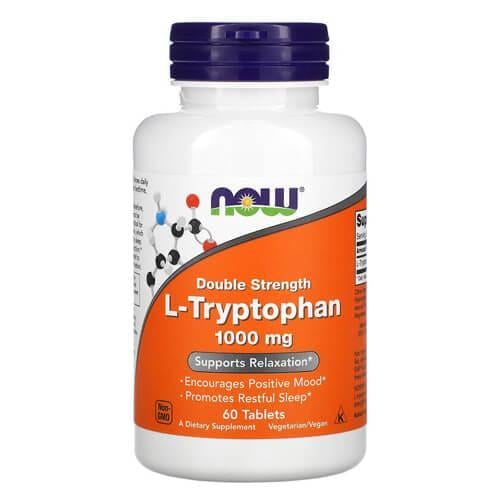 Триптофан NOW L-Tryptophan 1000 мг 60 tab (NOW-00169) Триптофан NOW L-Tryptophan 1000 мг 60 tab (NOW-00169)
