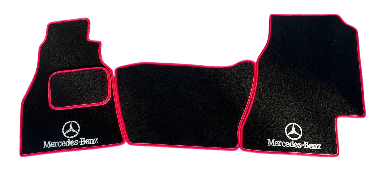 Килимки в салон ворсові для Мерседес Sprinter 1995-2006 5 шт. Чорний (27326994)