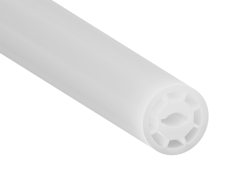 Профиль силиконовый LEDUA СП-8 круглый ⌀ 22 мм для LED ленты накладной IP67 1 м (6841)