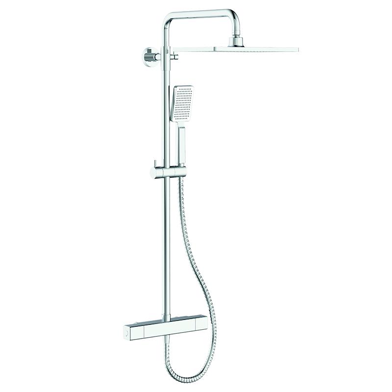 Душевая колонна с термостатическим смесителем KOER KB-53011-01 Хром (KR4722)