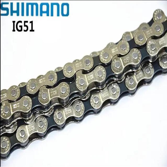 Цепь велосипедная Shimano IG-51 116 звеньев - фото 2