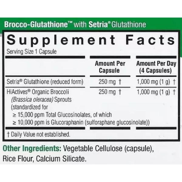 Nature's Answer Brocco-Glutathione 500  60 . .  (000022162)    ,