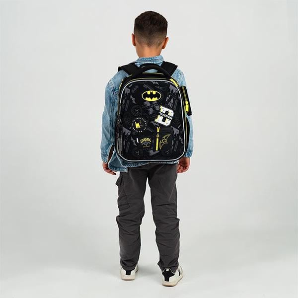 Рюкзак школьный каркасный KITE Batman 36,5х27х15,5 см (ЦБ-00032723) - фото 2 Рюкзак школьный каркасный KITE Batman 36,5х27х15,5 см (ЦБ-00032723) - фото 2