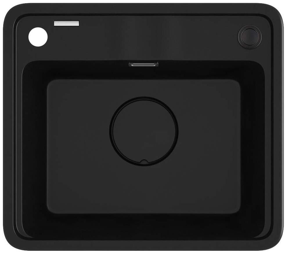 Мойка кухонная Deante гранит ZKM_N103 500x440 мм прямоугольная Черный (225765)