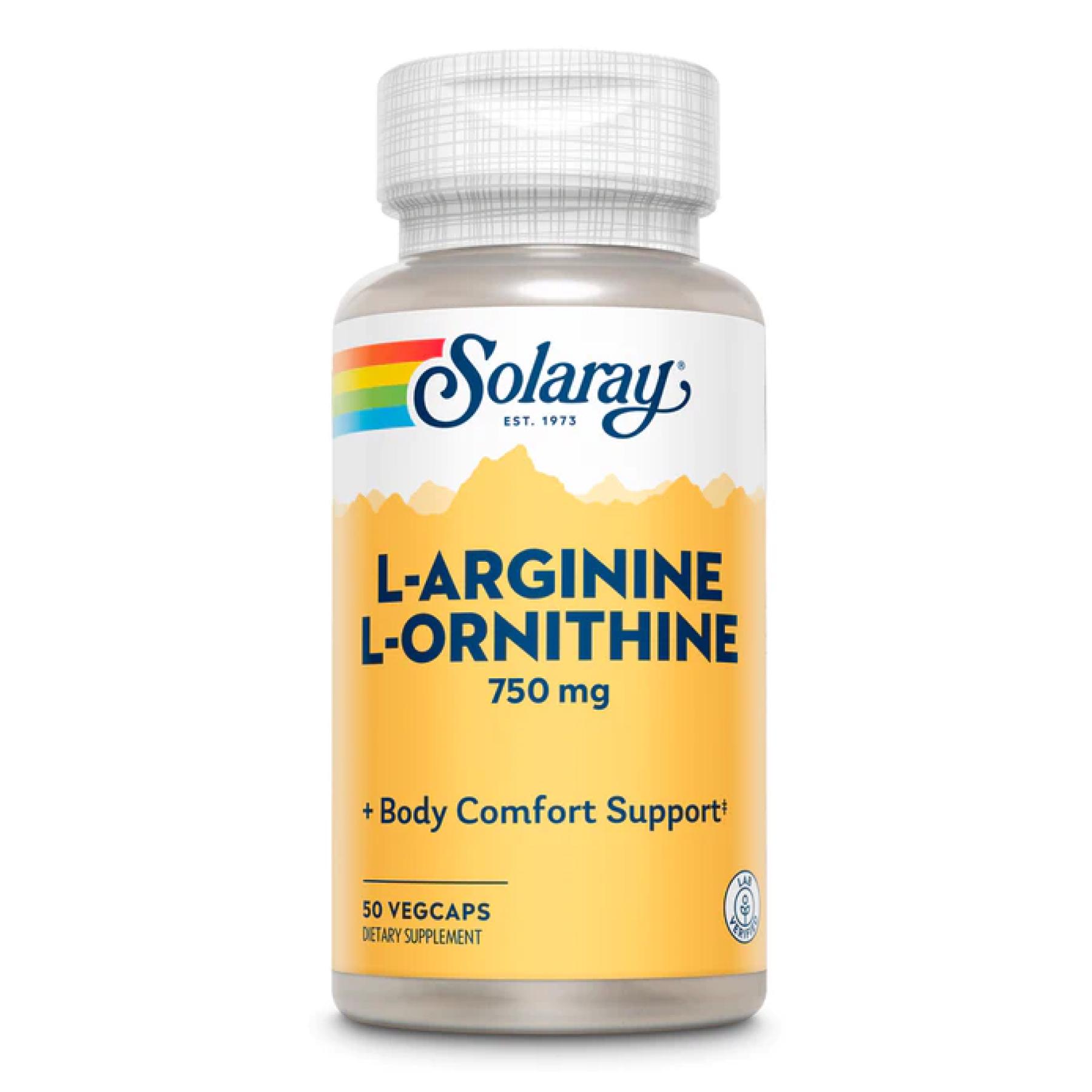 Аминокислота L-Arginine L-Ornithine 750 mg 50 vcaps (2022-10-1790)