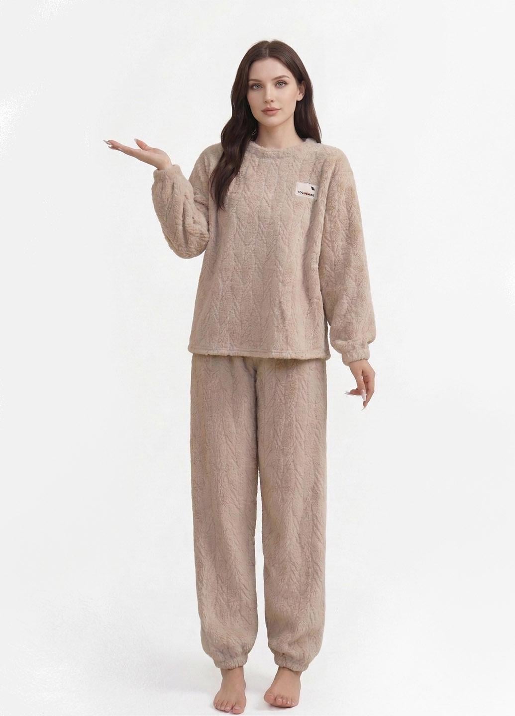 Пижама женская теплая K005-2 One Size (2200000121691)