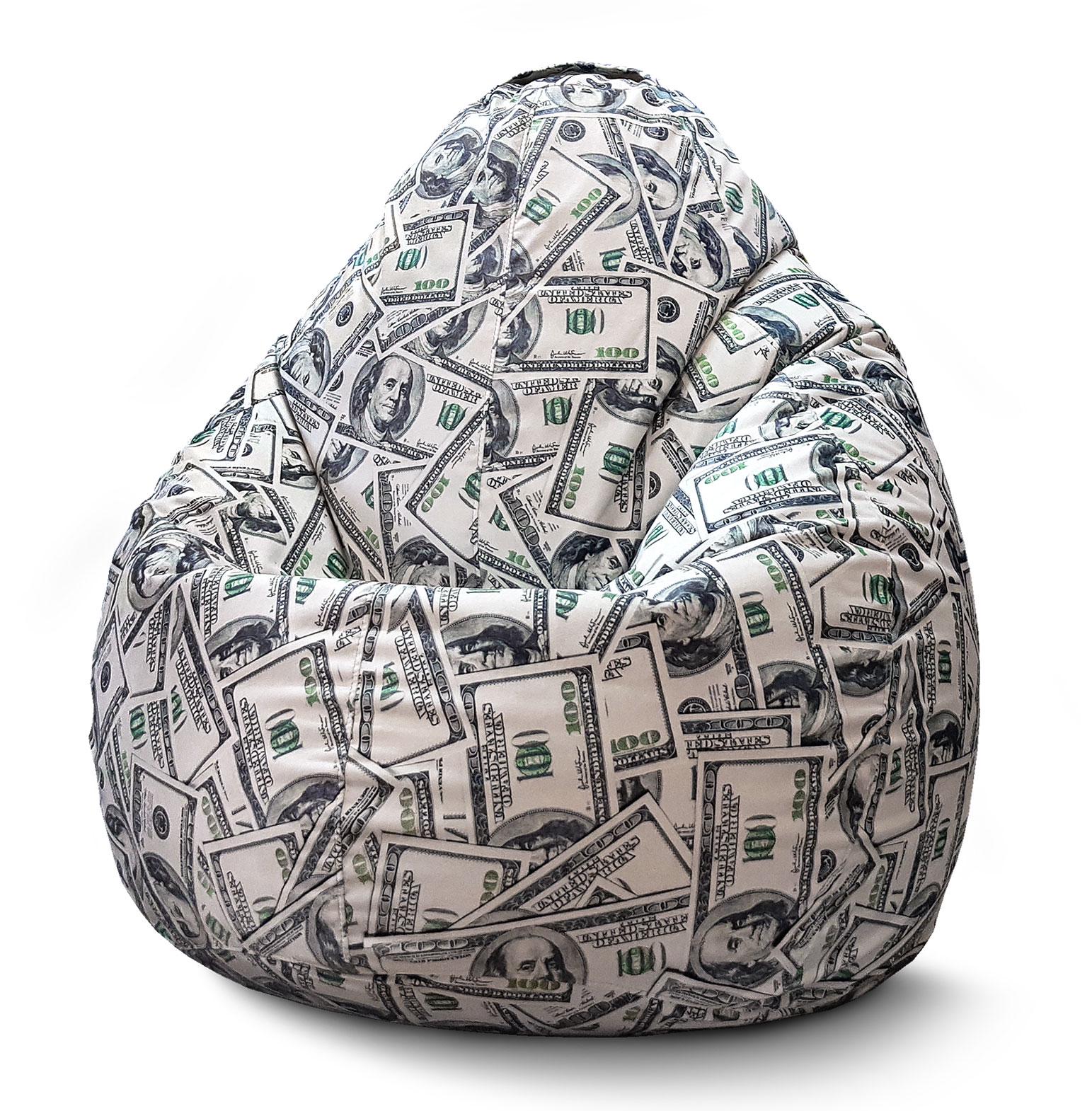 Крісло мішок iPuff Долар Флок XXL 90х125 см
