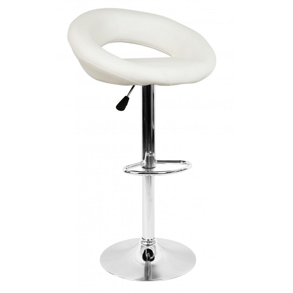 Барний стілець зі спинкою Bonro B-070 білий (4700003712)