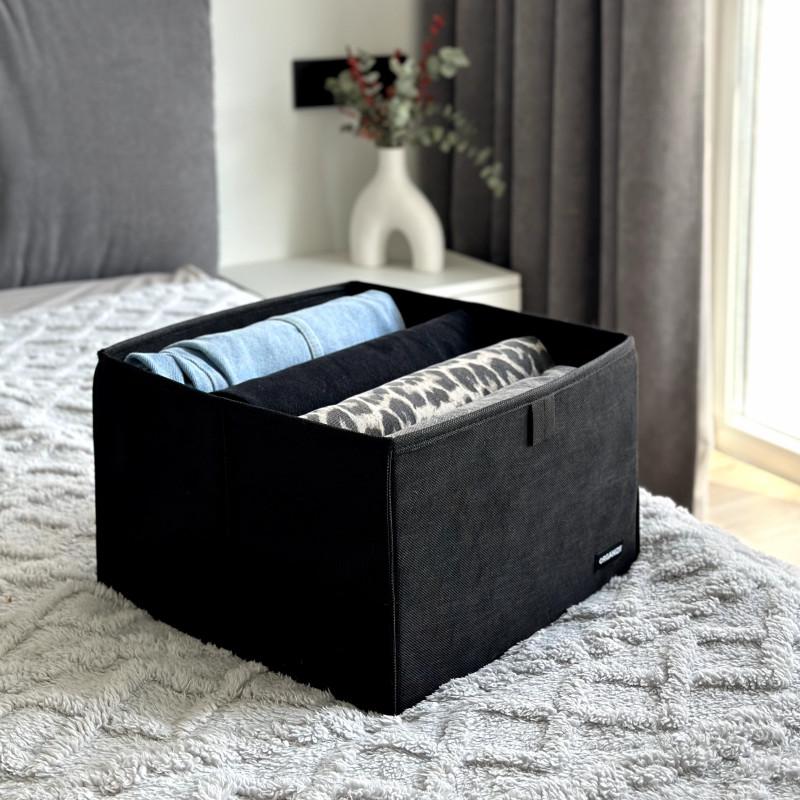 Короб для зберігання одягу Чорний (Hy-L-bl)